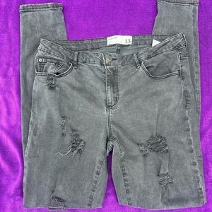 Garage black high‎ waist jeggings size 13